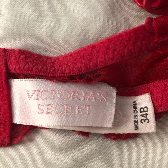 Victoria’s Secret Very Sexy Dream Angels Floral Lace Unlined Plunge Bra - Picture 4 of 4